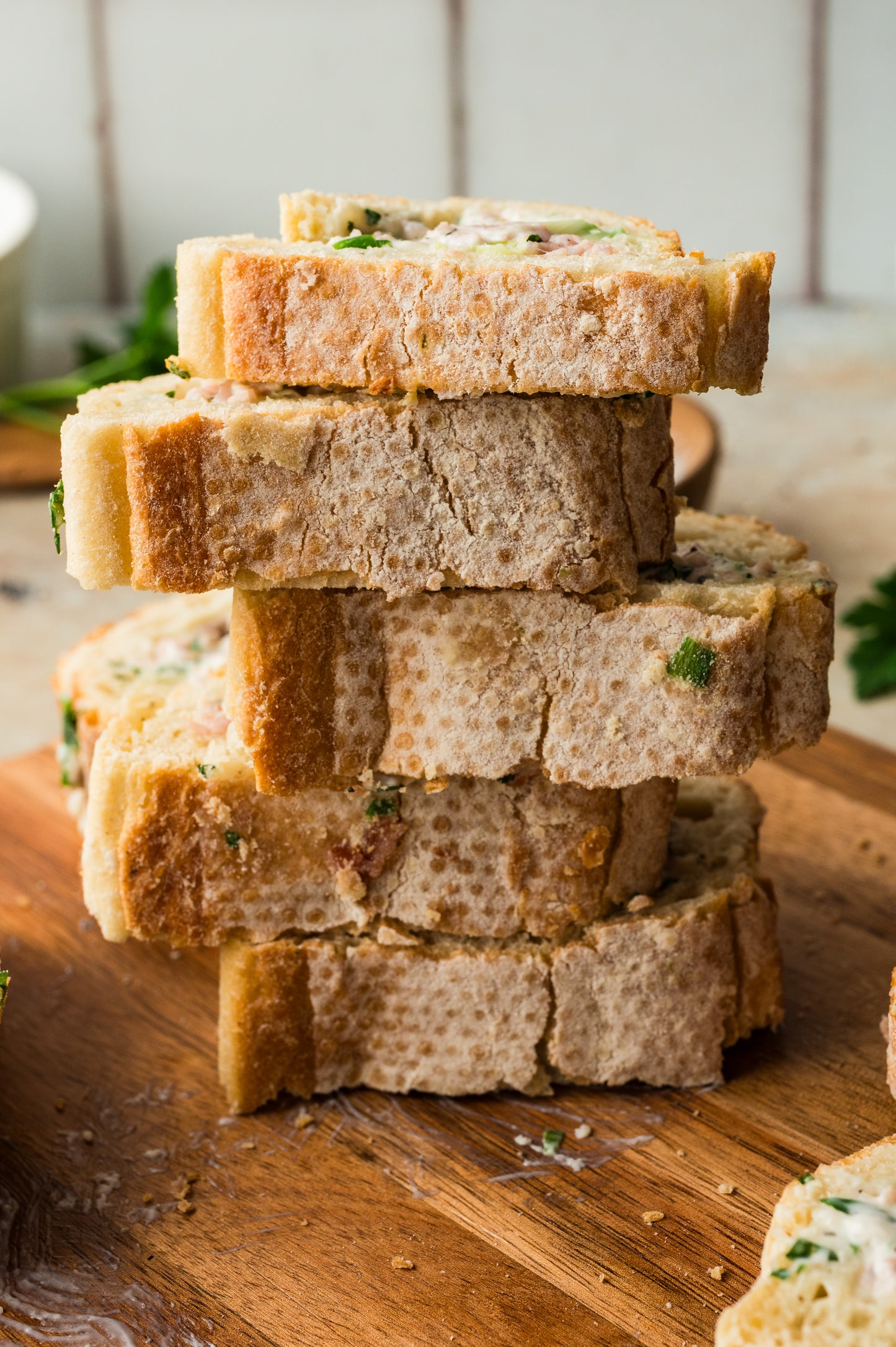 Ham and Cheese Stuffed Baguette