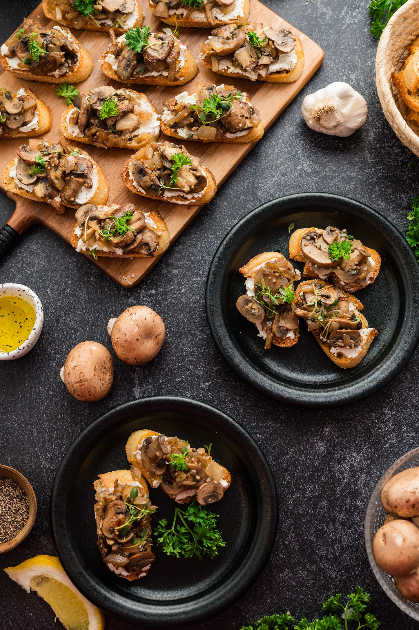 Mushroom Bruschetta