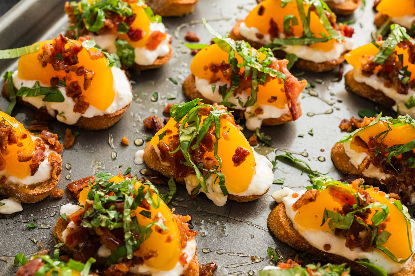 Peach Crostini