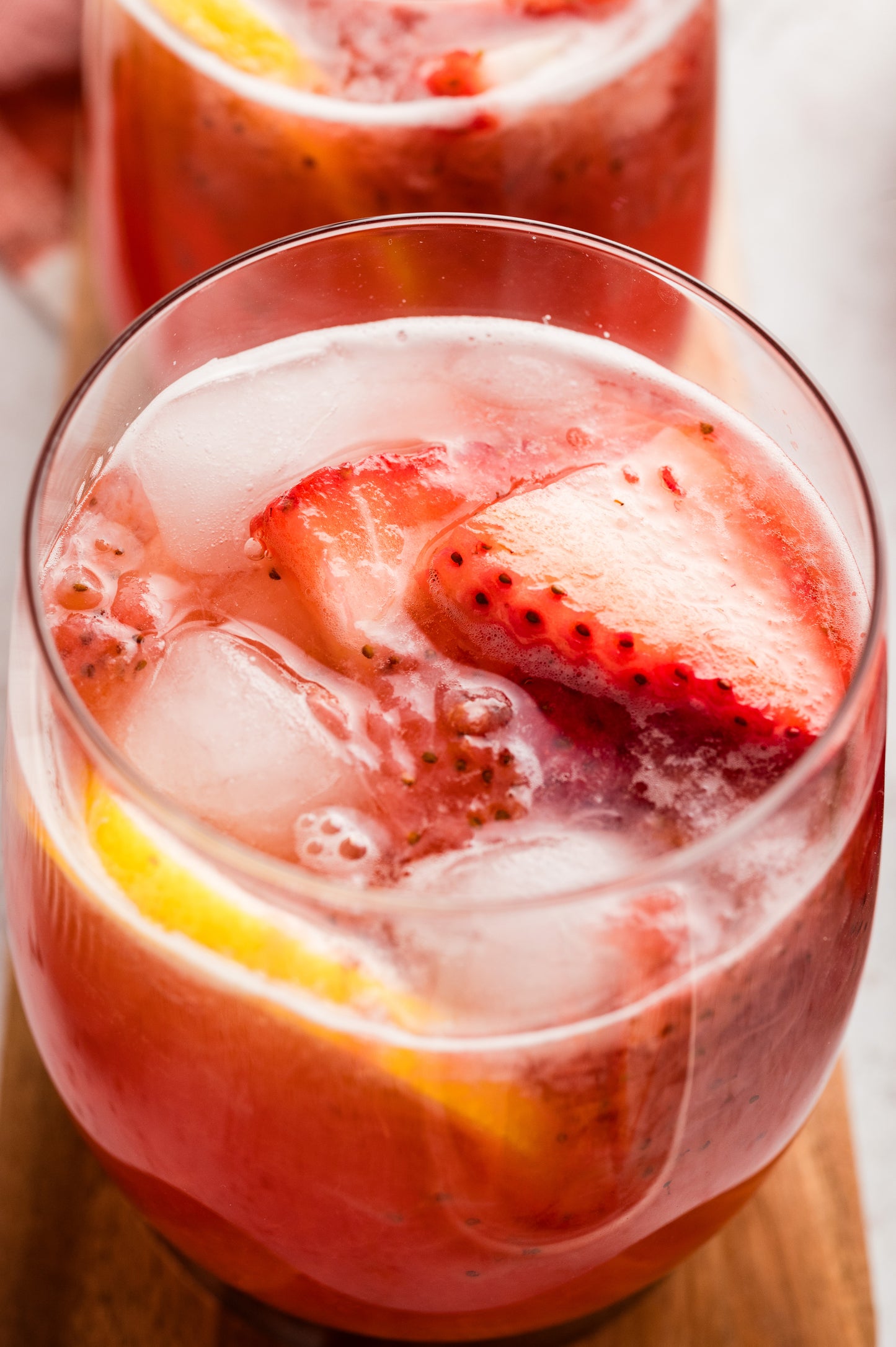 Sparkling Strawberry Lemonade