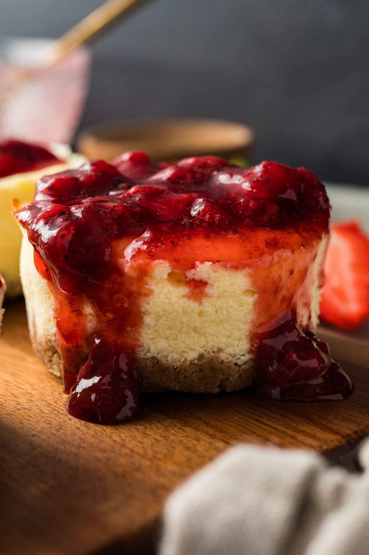 Strawberry Cheesecake Bites