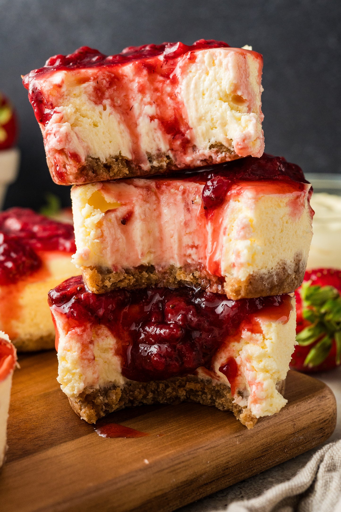 Strawberry Cheesecake Bites