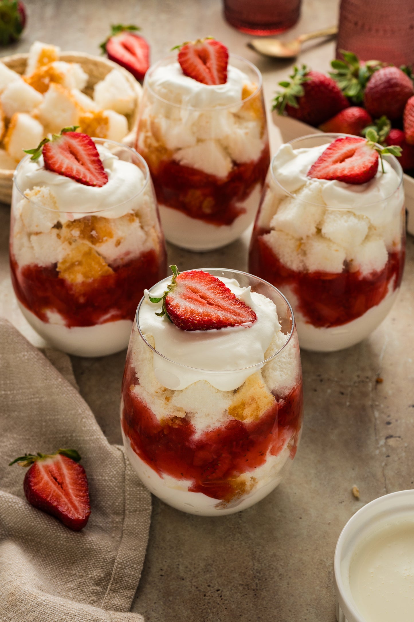 Strawberry Shortcake Trifle