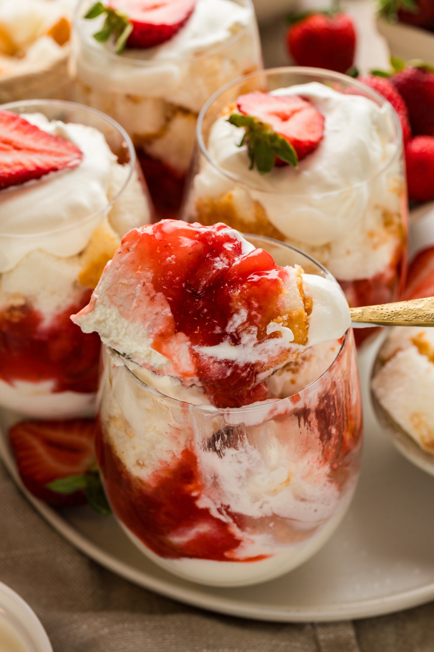 Strawberry Shortcake Trifle