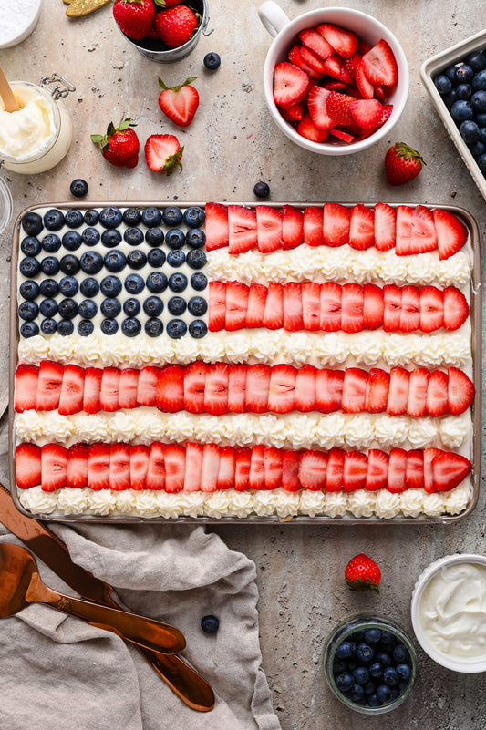American Flag Fruit Pizza