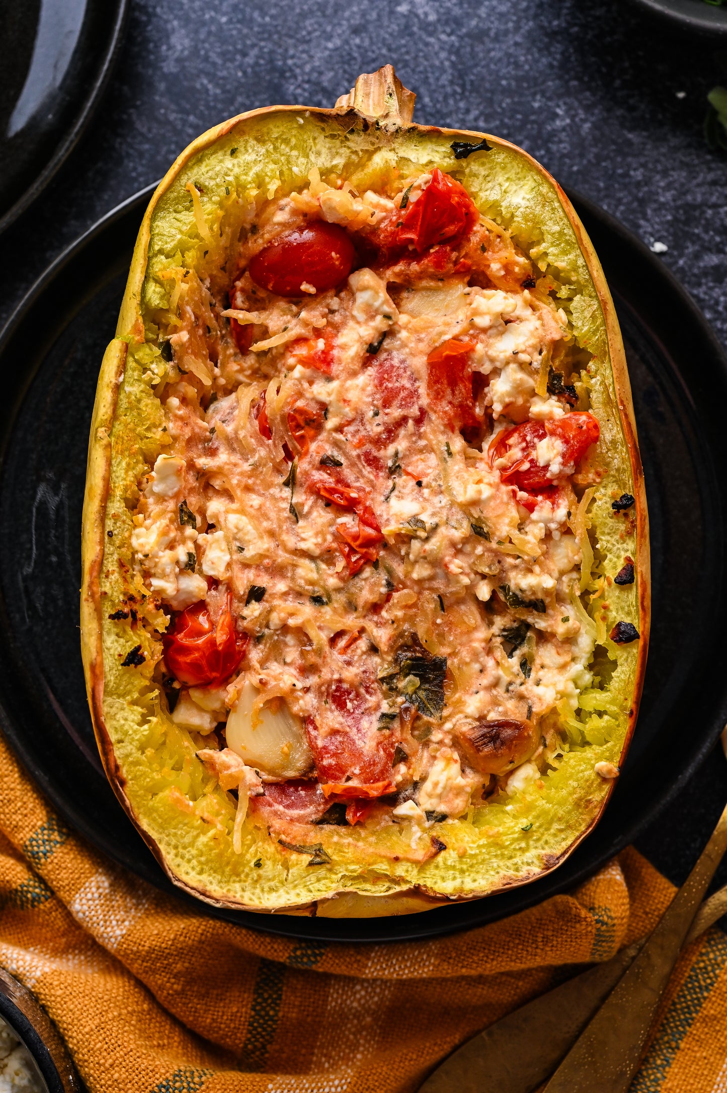 Baked Feta Spaghetti Squash