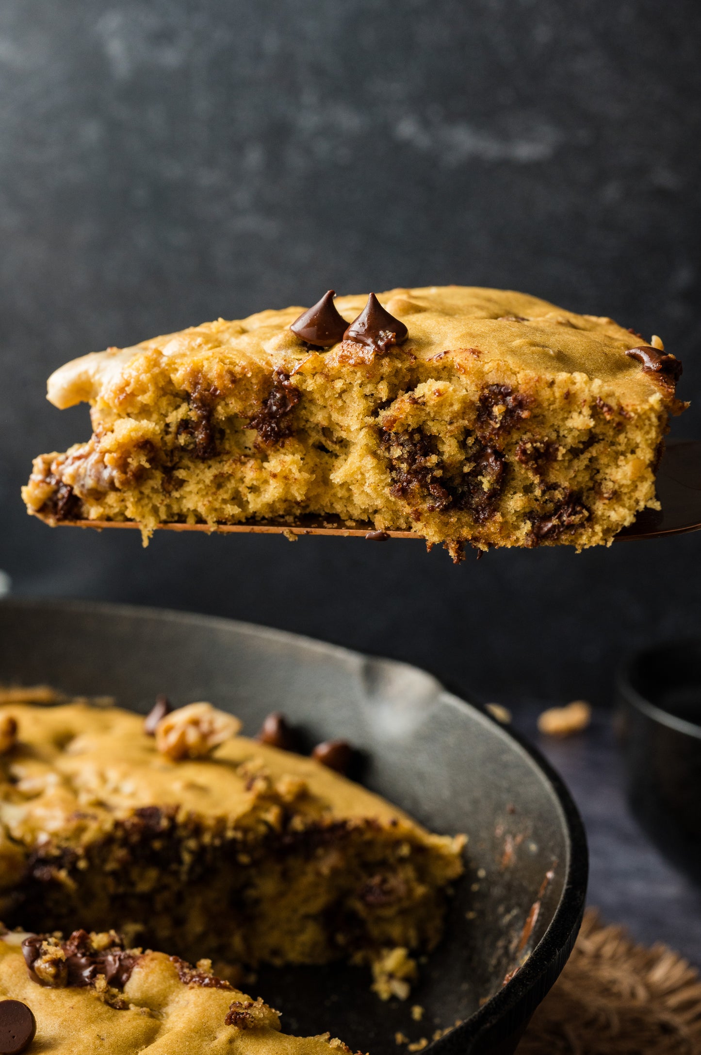 Cast Iron Chocolate Chip Cookie