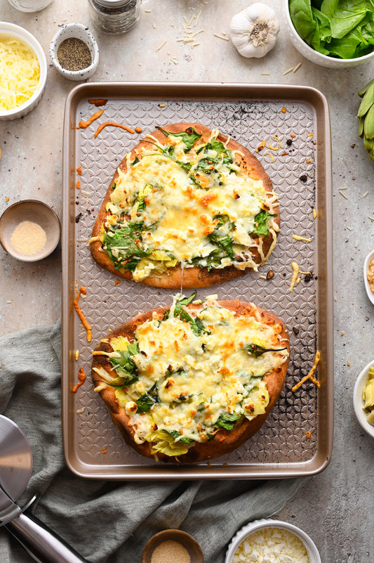 Spinach Artichoke Flatbread