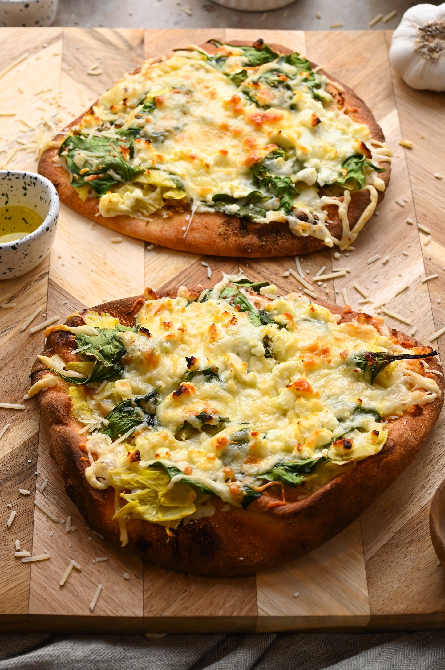 Spinach Artichoke Flatbread