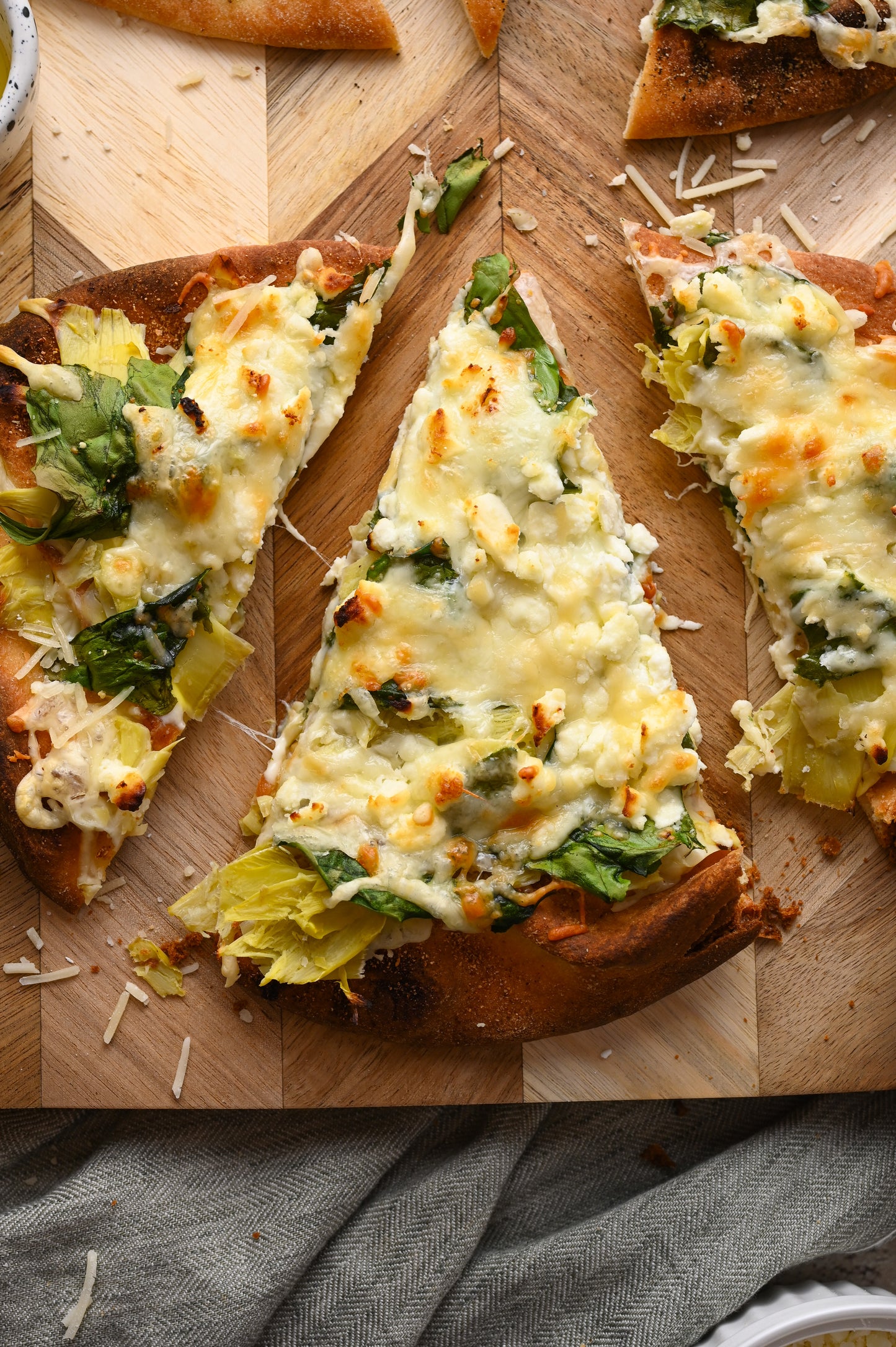 Spinach Artichoke Flatbread