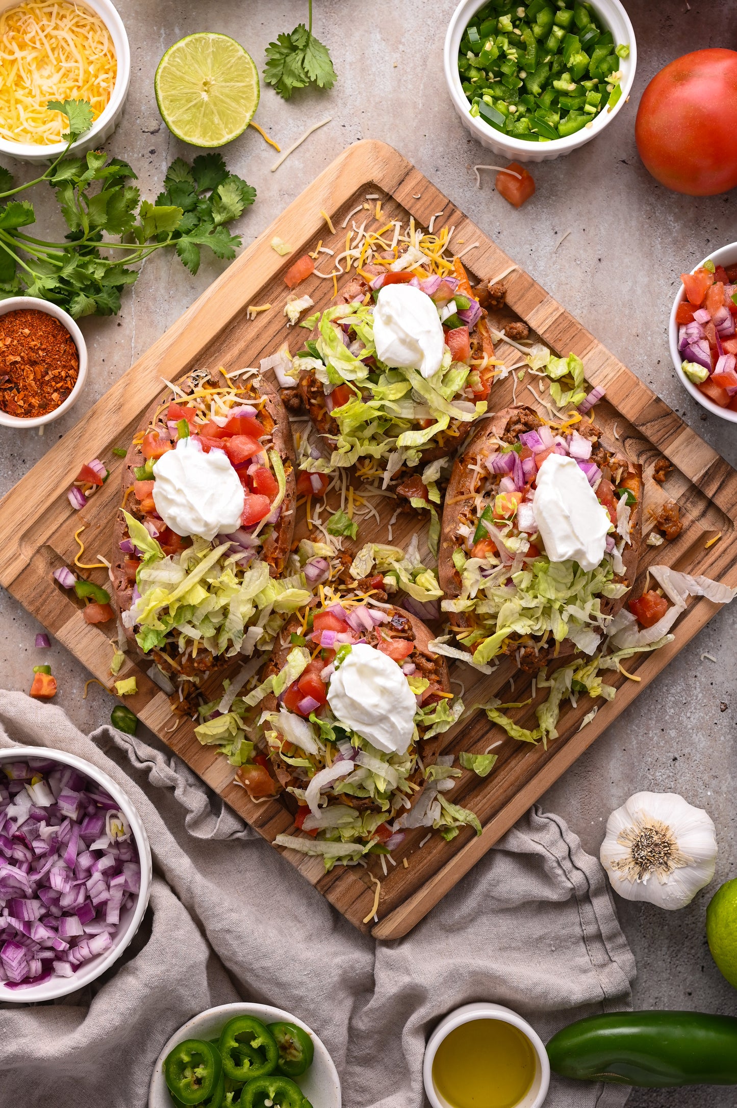 Taco-Stuffed Sweet Potatoes