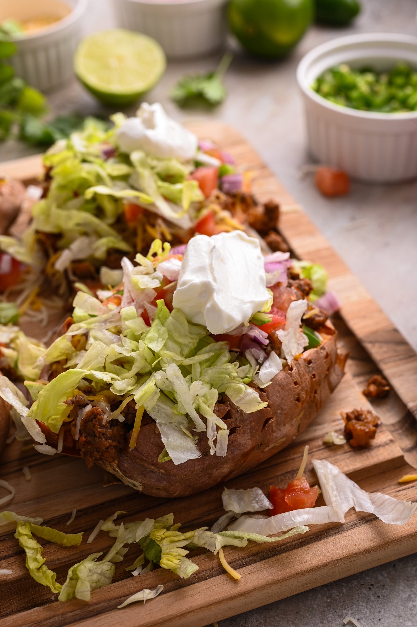Taco-Stuffed Sweet Potatoes