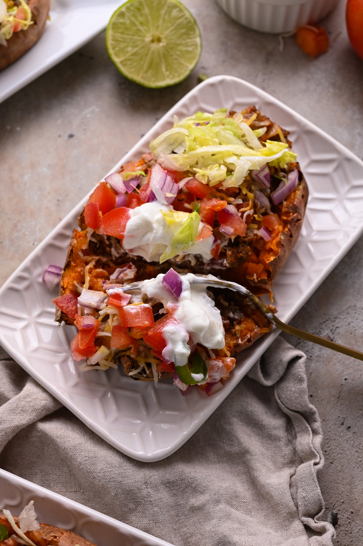 Taco-Stuffed Sweet Potatoes