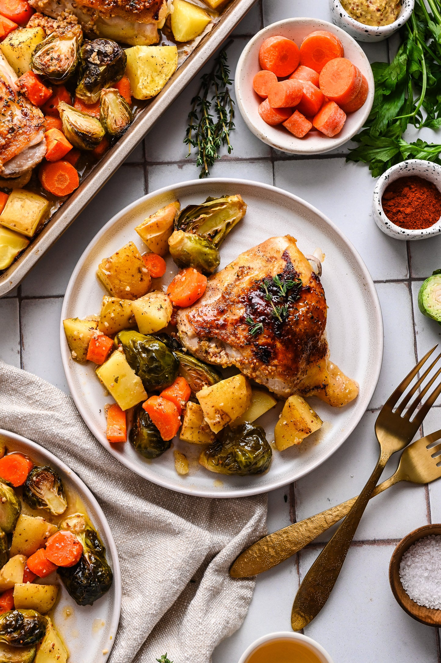 Maple Dijon Sheet Pan Chicken