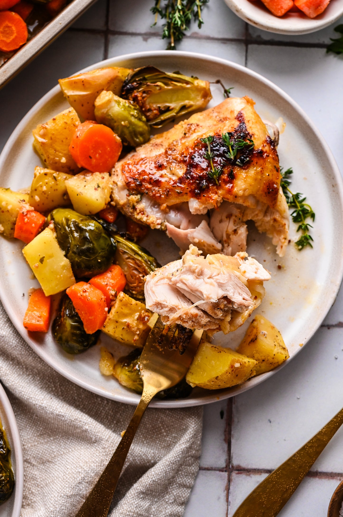 Maple Dijon Sheet Pan Chicken