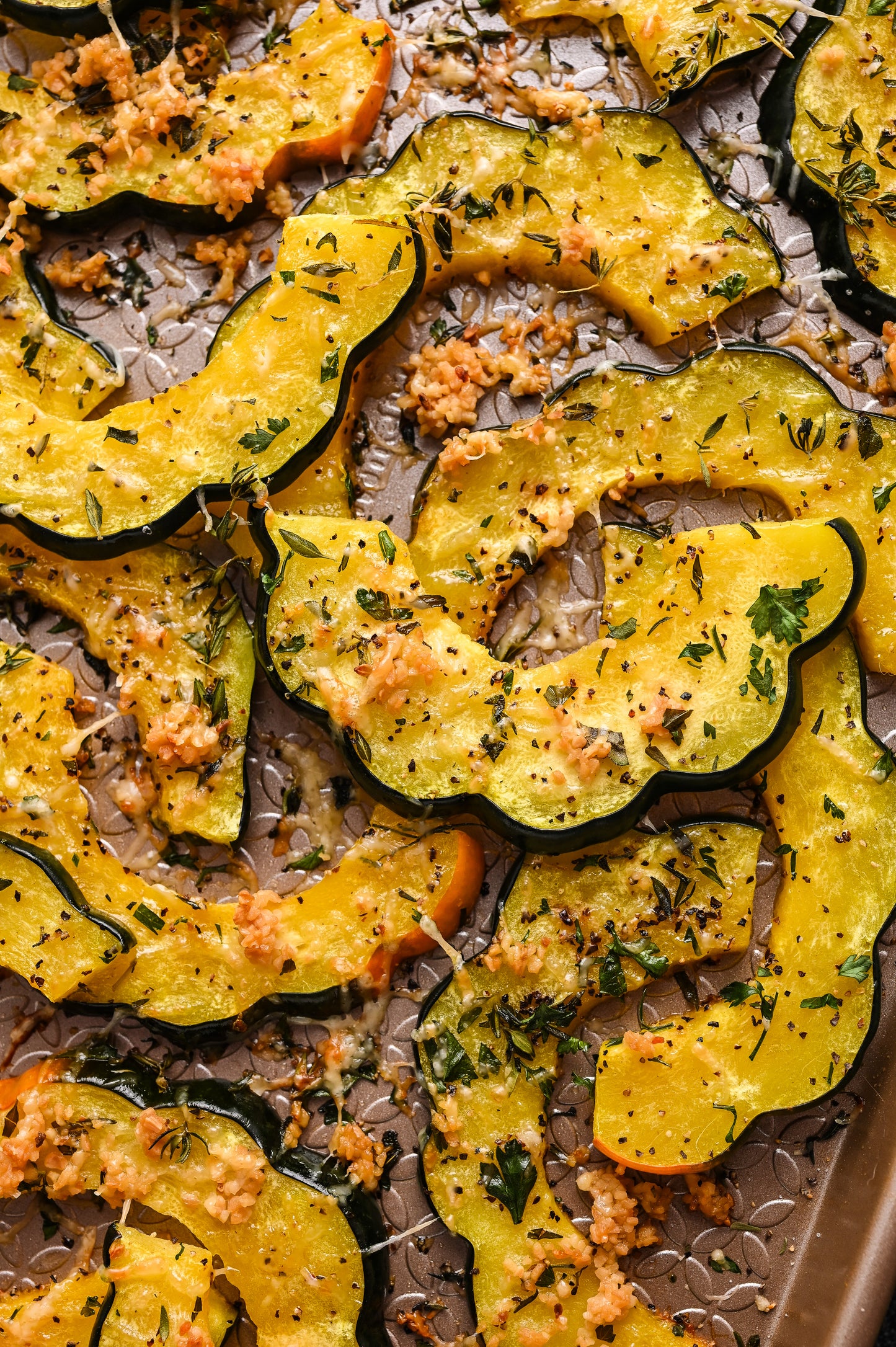 Parmesan Herb Roasted Acorn Squash