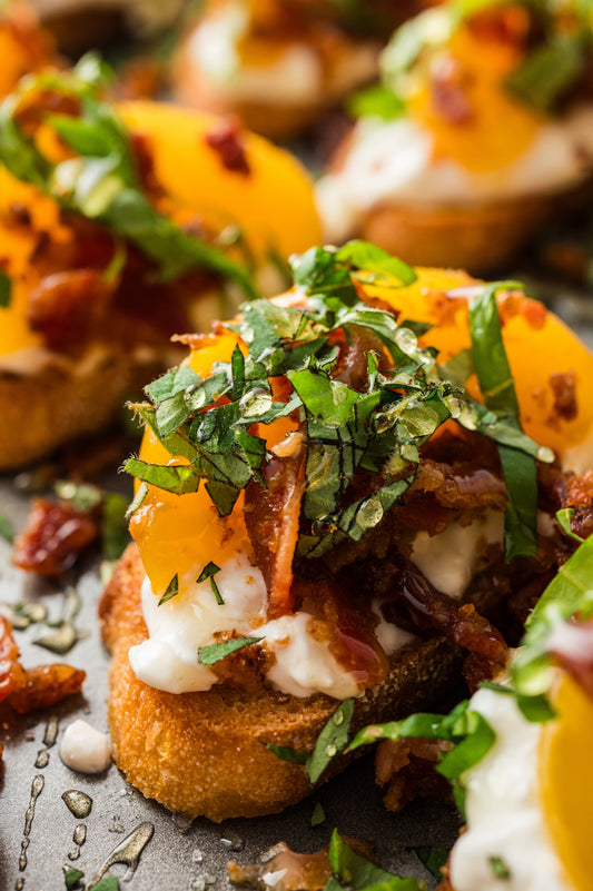 Peach Crostini
