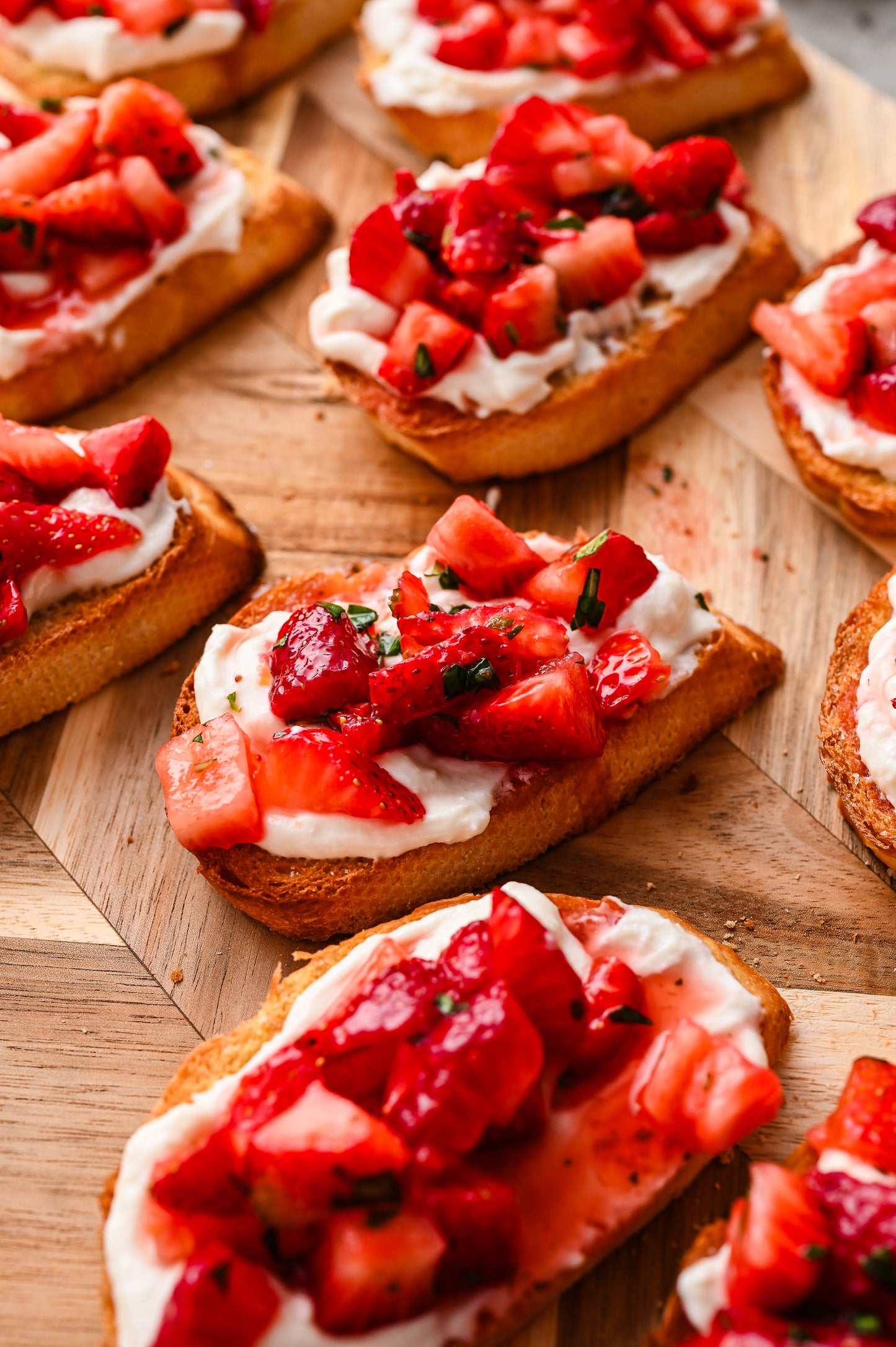 Strawberry Ricotta Bruschetta