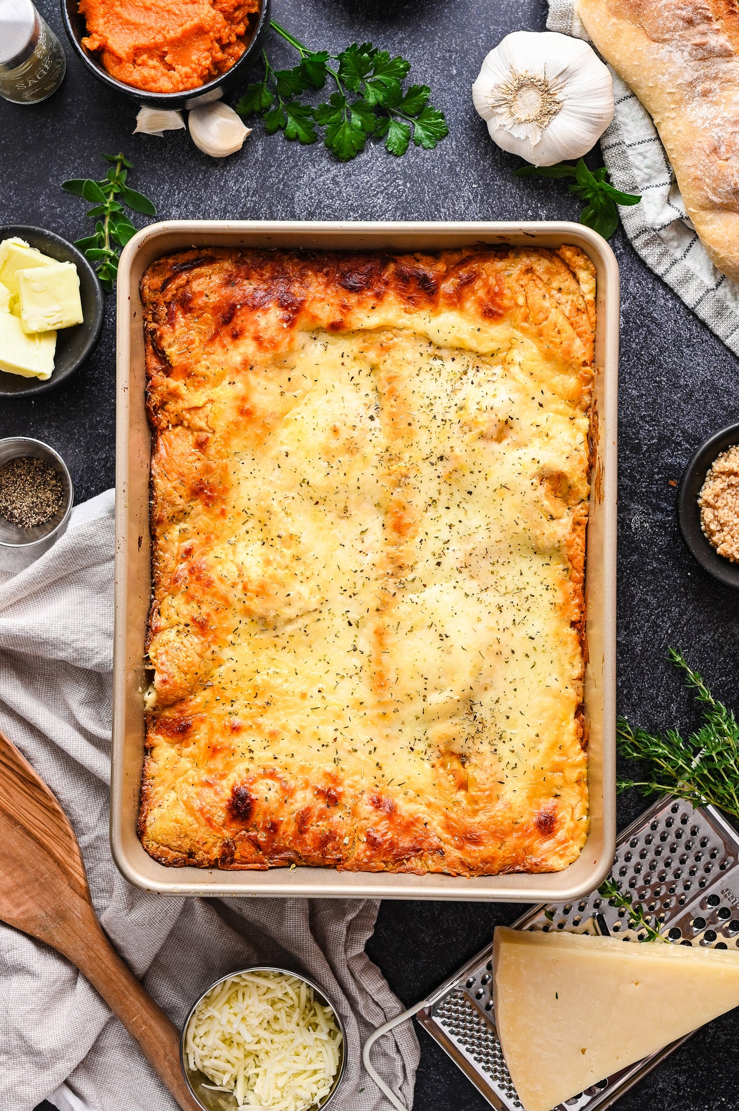 White Pumpkin Lasagna
