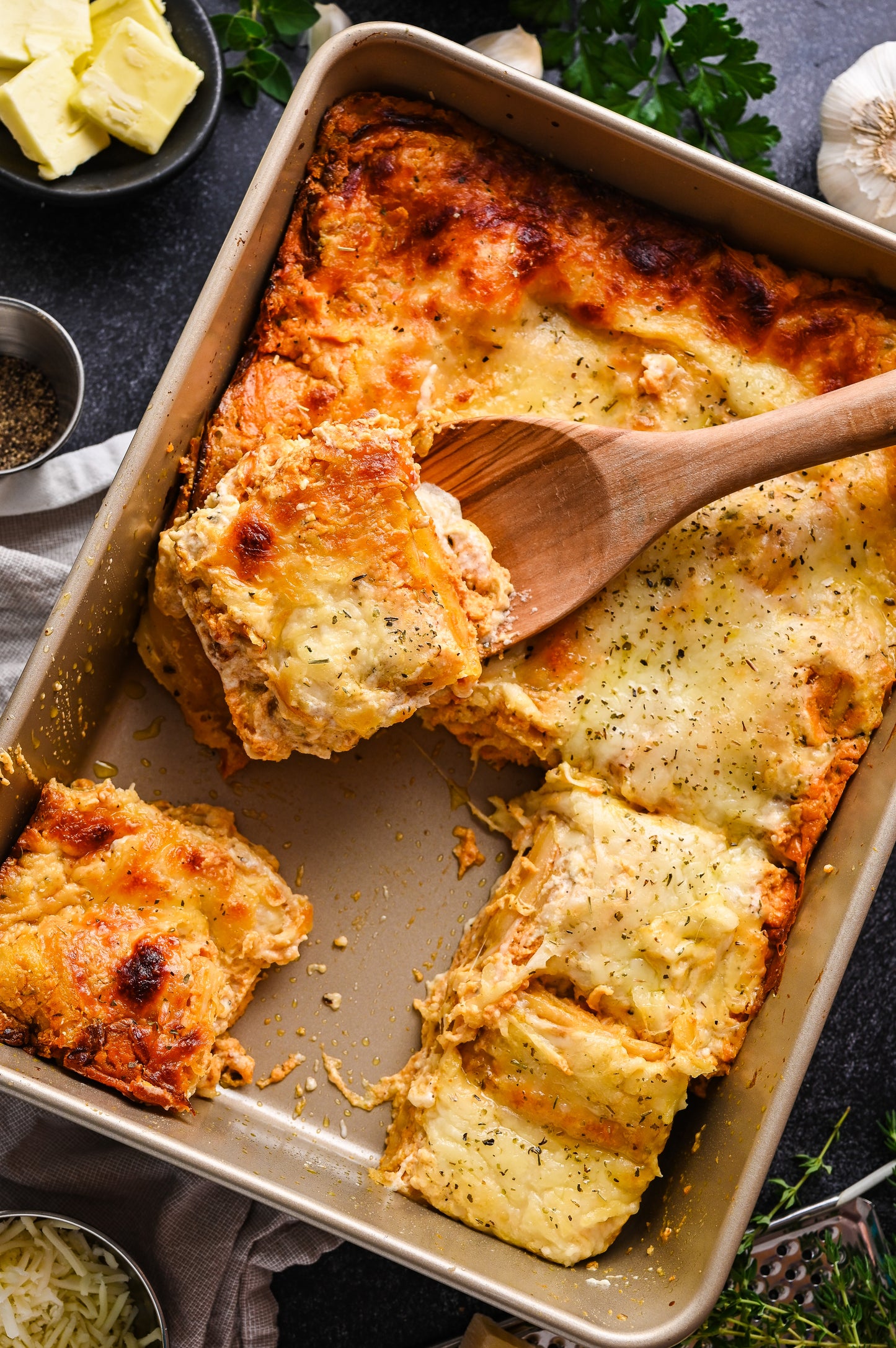White Pumpkin Lasagna